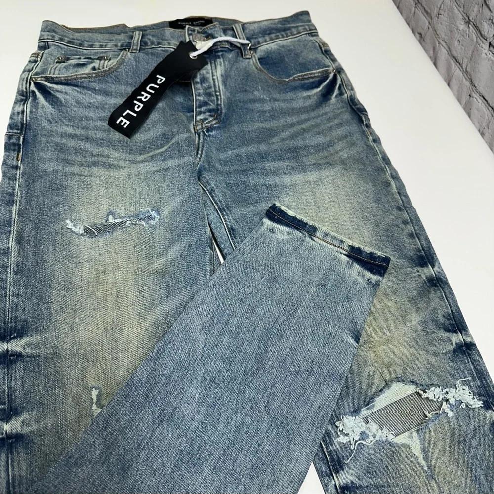 PURPLE BRAND Men's Blue Jeans STYLE NO.P001
